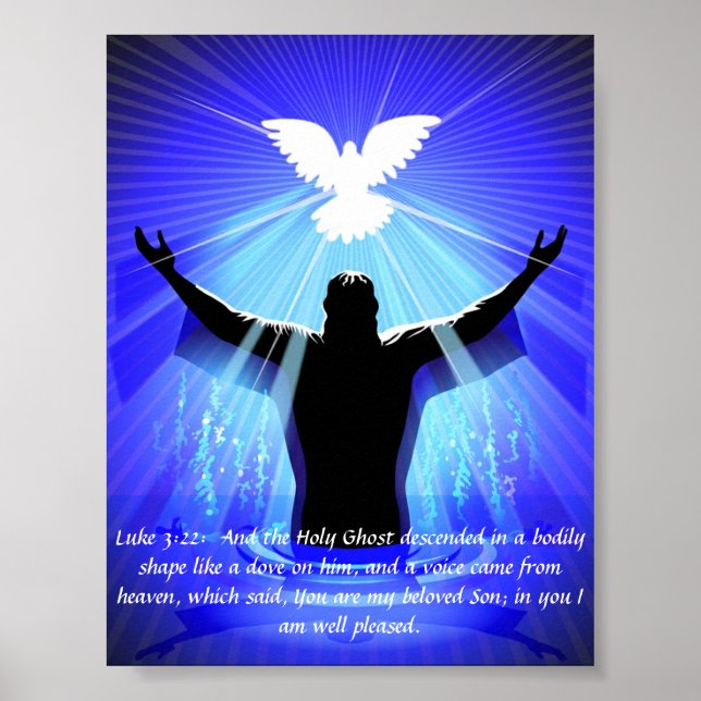 Póster Poster - Jesus & Holy Spirit Like a Dove (Frente)