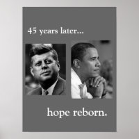 Poster JFK / OBAMA - ESPERANZA RENAR