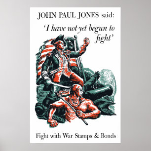 Póster Poster John Paul Jones WW2
