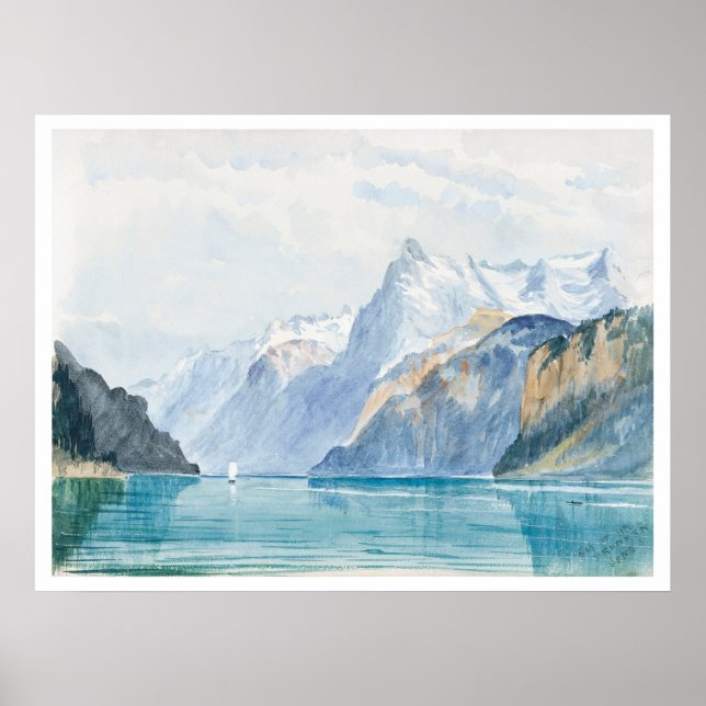 PÓSTER POSTER : JOHN SINGER SARGENT : BAHÍA DE URI (Frente)