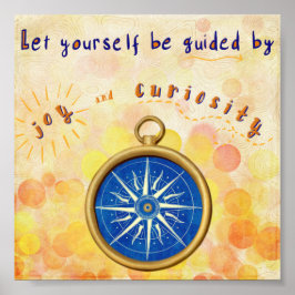 Póster Poster - joy and curiosity