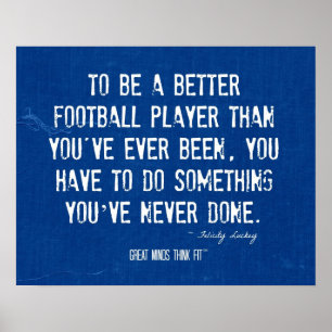 Póster Poster jugador de fútbol