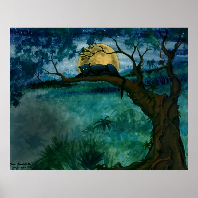 Póster Poster Jungle Panther (Frente)