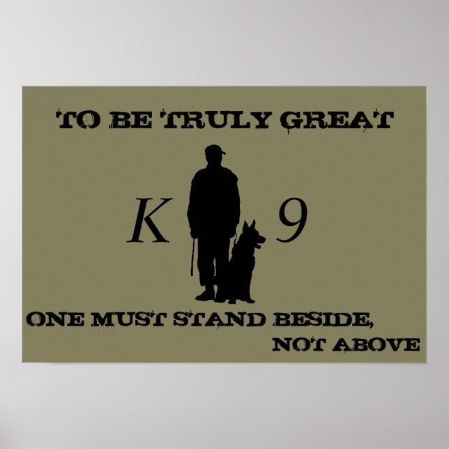 Póster Poster K9 (Frente)