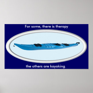 Póster poster kayak