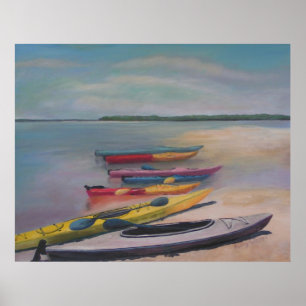 Póster Poster KAYAKING del VIAJE