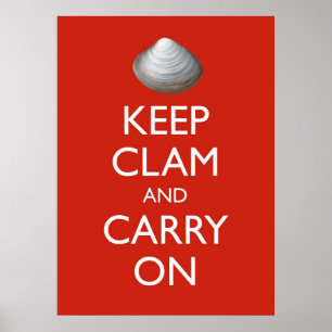 PÓSTER POSTER KEEP CLAM