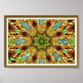 Póster Poster Keleidoscópico Trippy