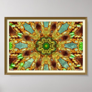 Póster Poster Keleidoscópico Trippy