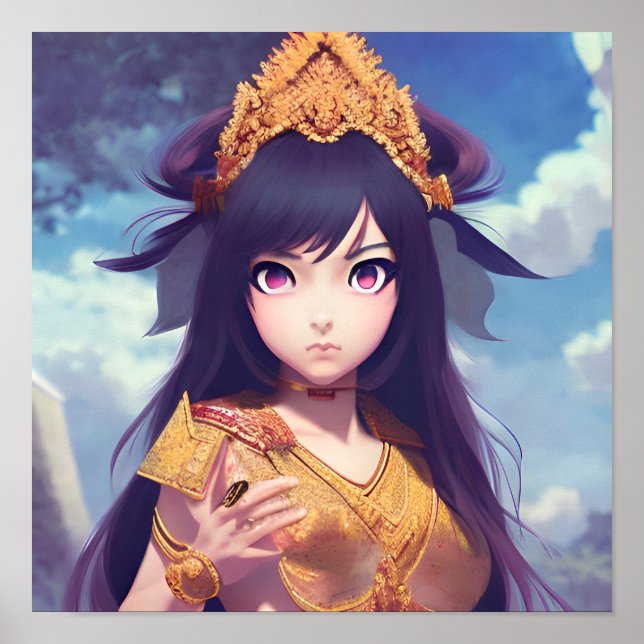 Póster Poster Khmer Apsara 5 (Frente)