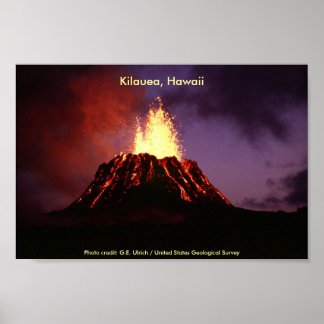 Póster Poster / Kilauea, Hawái