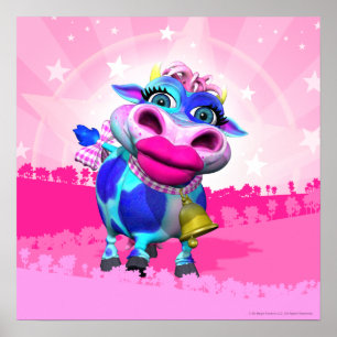 Póster Poster Kissy Moo 18x18