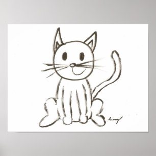 Póster Poster Kitty Pintado
