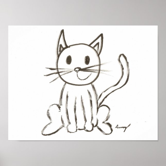 Póster Poster Kitty Pintado (Frente)