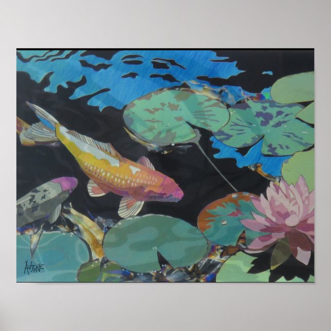 Póster Poster Koi Pond (Frente)
