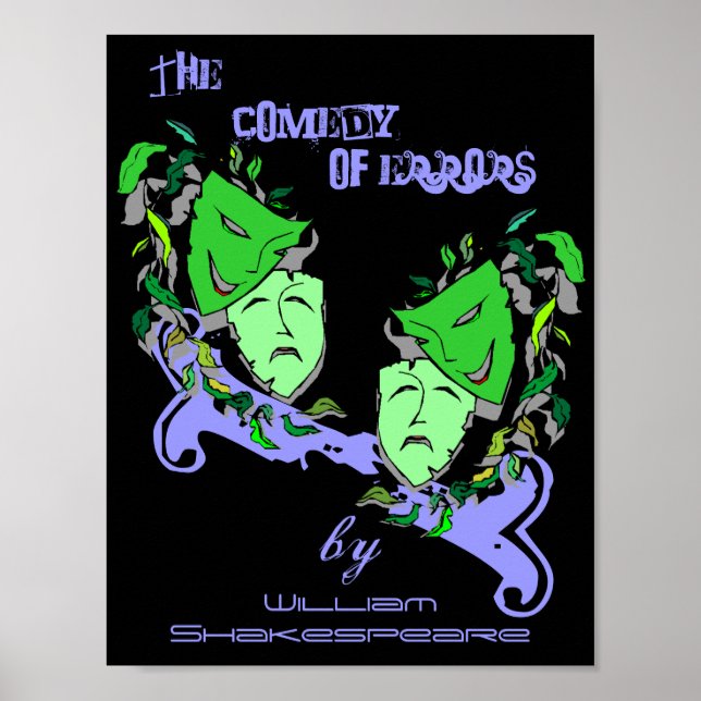 Póster Poster La comedia de errores de William Shakespear (Frente)