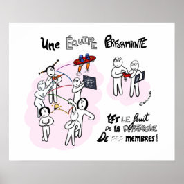 Póster Poster "La différence au coeur de la performance"