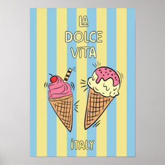 Póster Poster La dolce vita