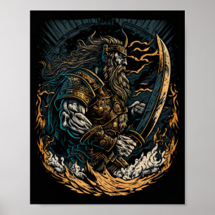 Póster Poster - La furia de Odin