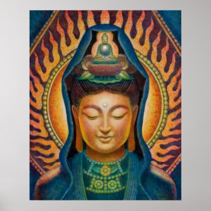 Póster poster "La llama de Kuan Yin"