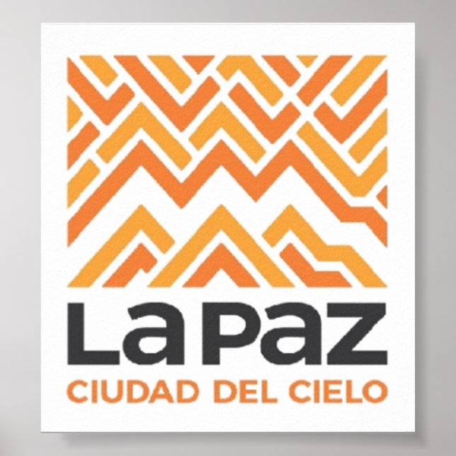Póster Poster La Paz ciudad del cielo (Frente)