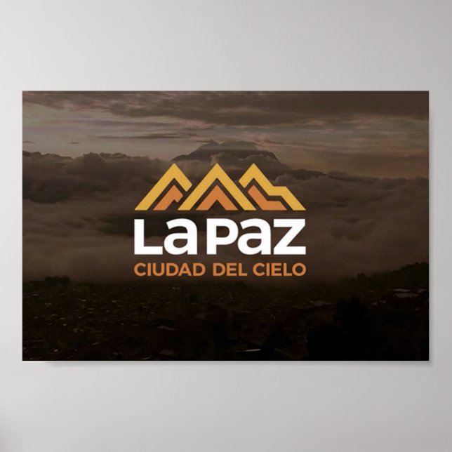 Póster Poster  La Paz ciudad del cielo (Frente)