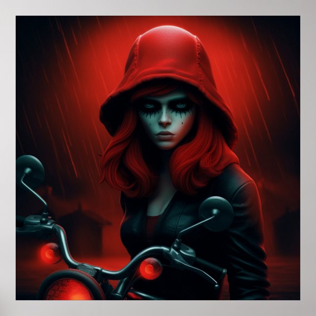 Póster Poster La Rebelle en Chapeau Rouge (Frente)