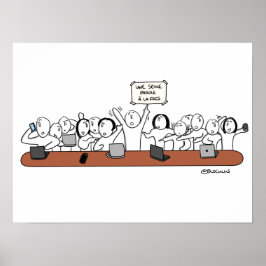 Póster Poster "La scène en entreprise"