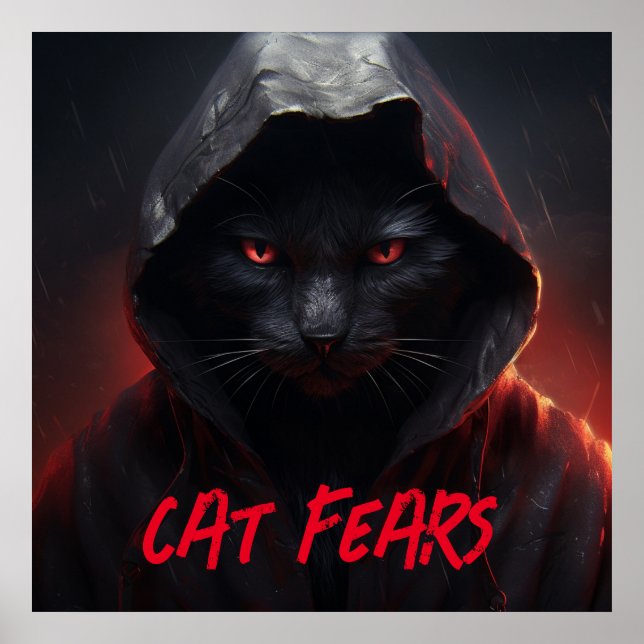 Póster Poster La terreur féline (Frente)