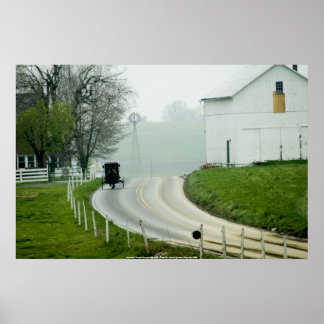 Póster Poster Lancaster County Pennsylvania USA - P...