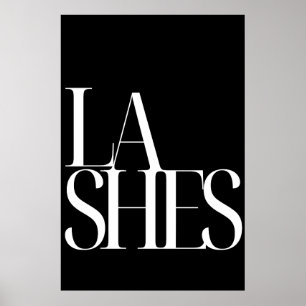 Póster Poster Lash Digital Imprimible - Extensión Eyelash