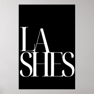 Póster Poster Lash Digital Imprimible - Extensión Eyelash