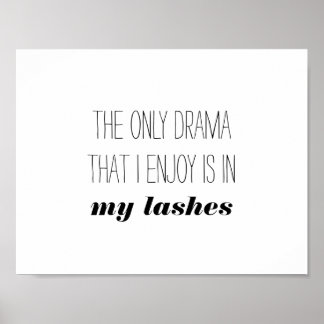 Póster Poster Lash Drama