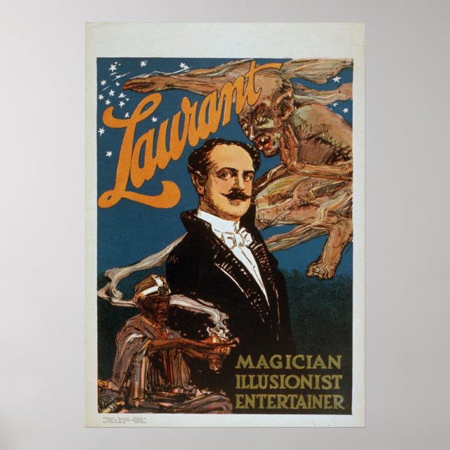 Póster Poster Laurant Magician Illusionist VAUDEVILLE (Frente)
