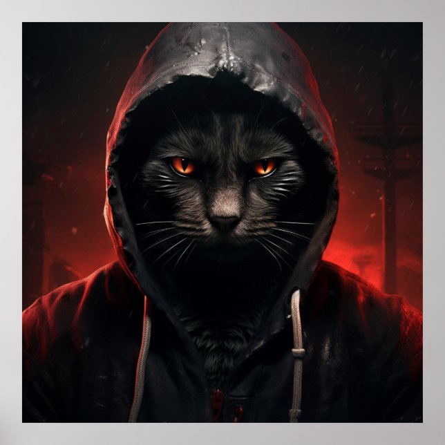 Póster Poster Le frisson du félin (Frente)