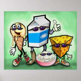 Póster Poster lechero