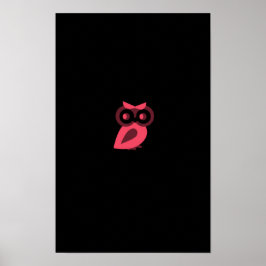 Póster Poster Lechuza Rosada