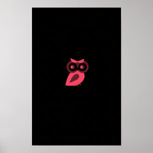 Póster Poster Lechuza Rosada