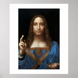 PÓSTER POSTER : LEONARDO DA VINCI : SALVATOR MUNDI