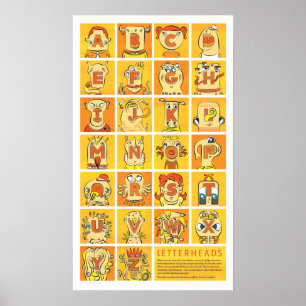 Póster Poster LetterHeads