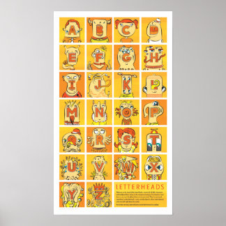 Póster Poster LetterHeads