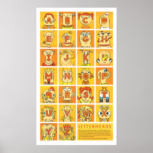Póster Poster LetterHeads (Frente)