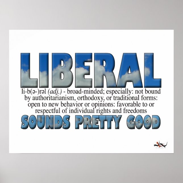 Póster Poster liberal (Frente)
