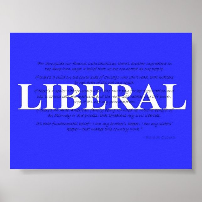 Póster Poster liberal (Frente)