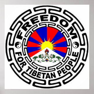 Póster poster libre de tibet