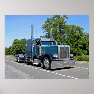 Póster Poster Light Blue Flattop 379