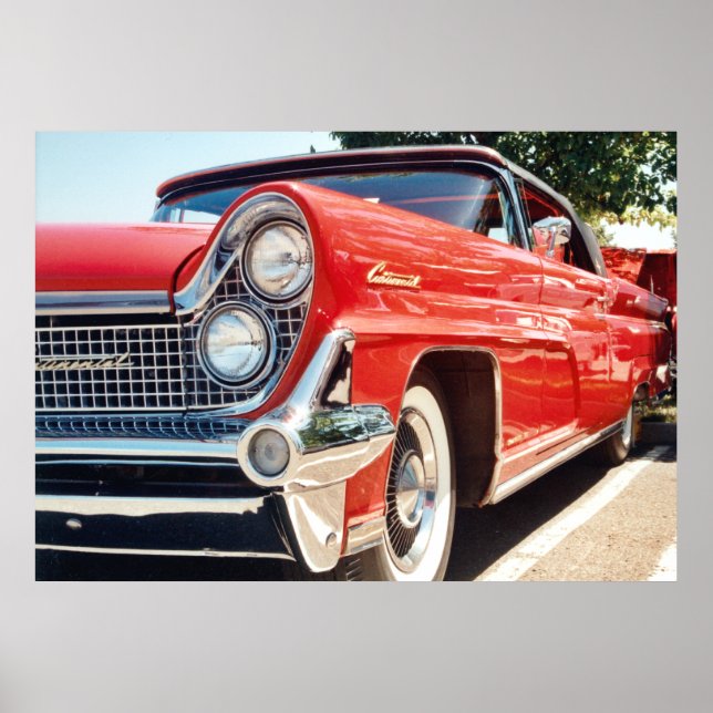 Póster poster Lincoln Continental Convertible de 1959 (Frente)