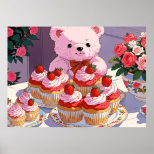 Póster Poster lindo rosado