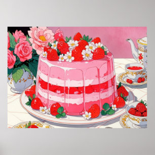 Póster Poster lindo rosado