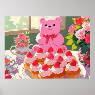 Póster Poster lindo rosado